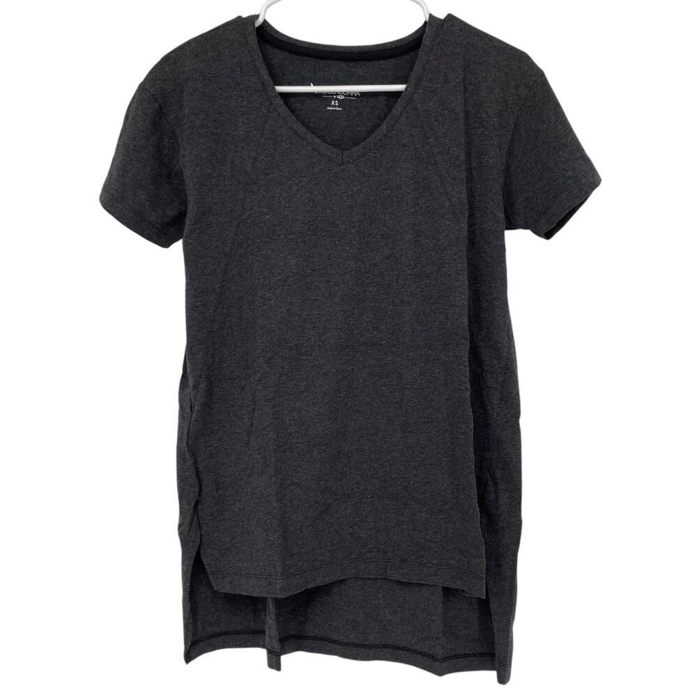 KOOLABURRA BY UGG NWOT Jersey Short Sleeve Tunic Shirt Dark Charcoal Size XS